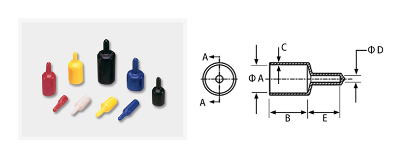 rhi plastic caps and copper busbar